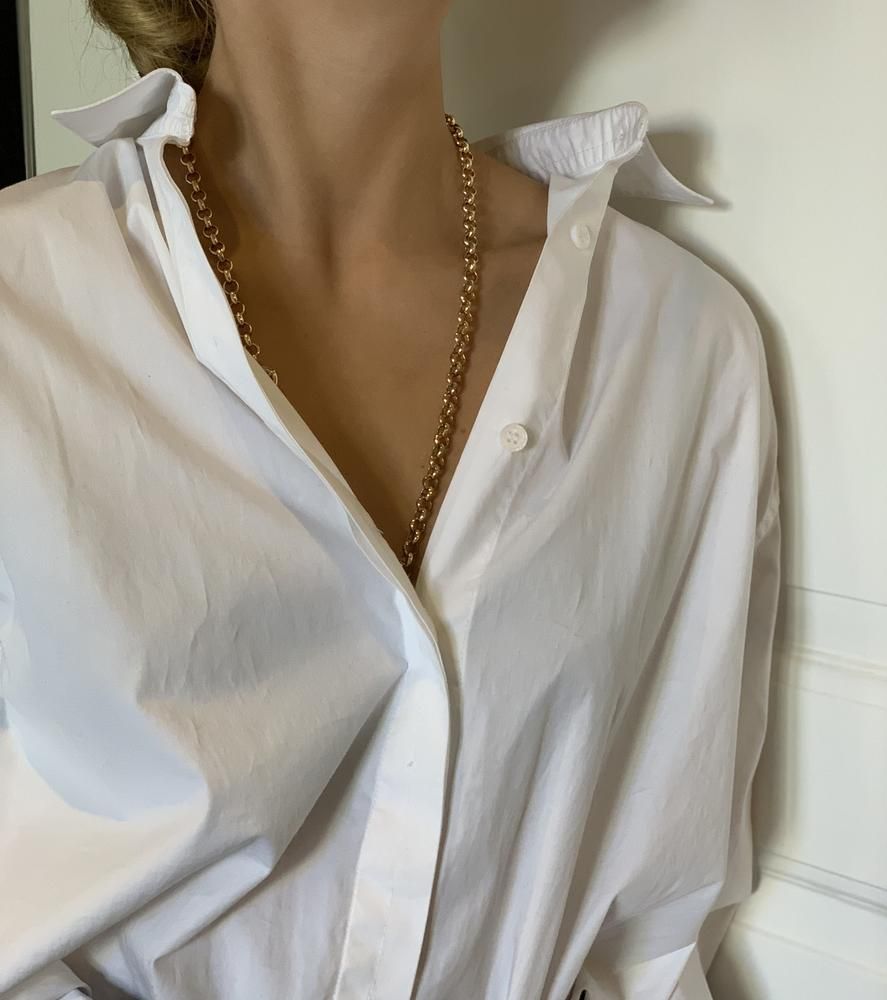 Link Chain Gold Plated Necklace