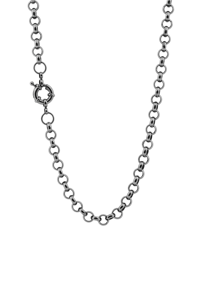 Link Chain Whitegoldplated Necklace