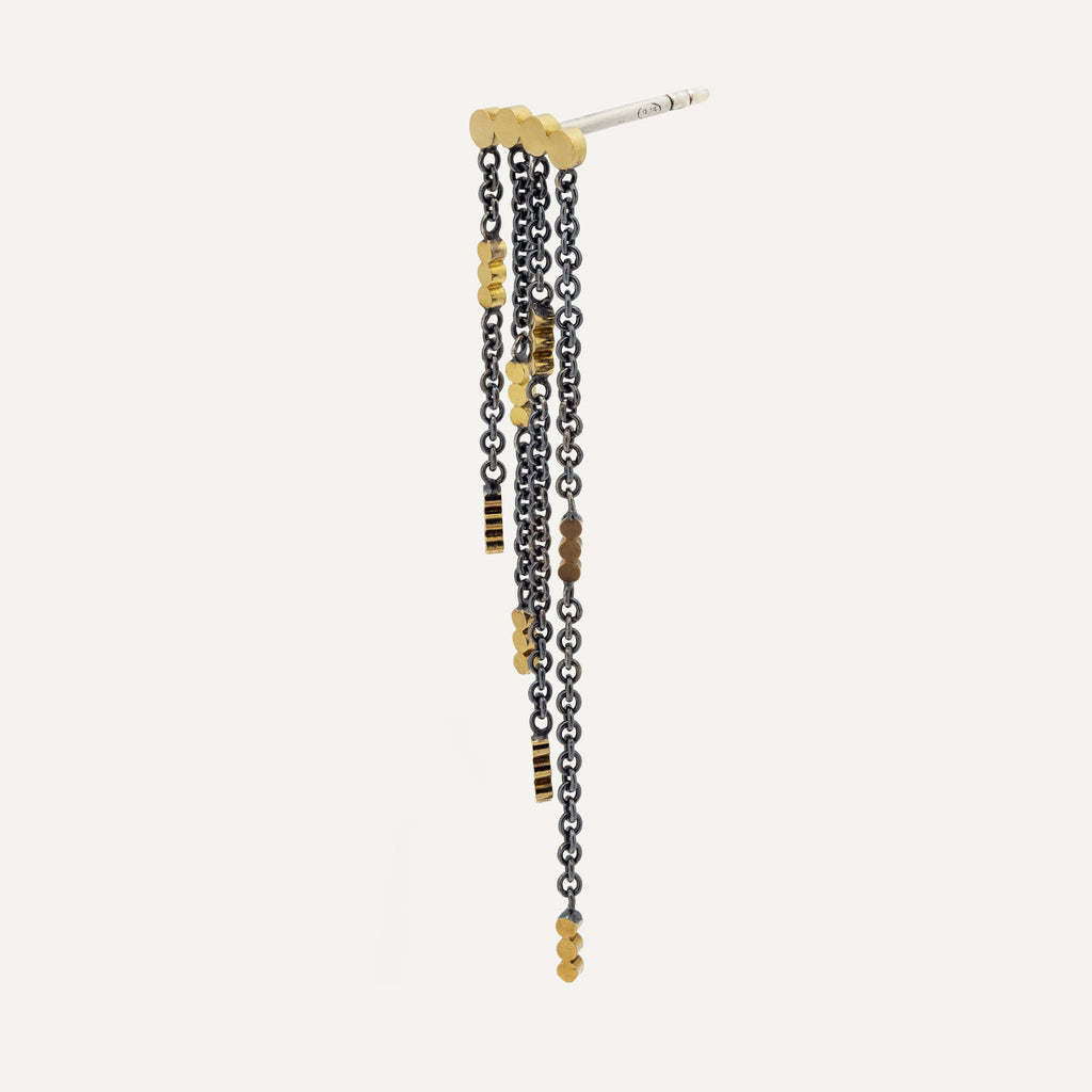 Sandrine Diodati | Merel Dangling Gold & Silver Earring