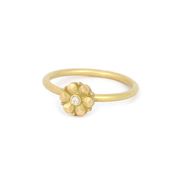 Edith Hegedus Nannina 18K Gold Ring w. Diamond – The Jewellery Room