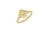 Lace 18K Guld Ring m. Diamant