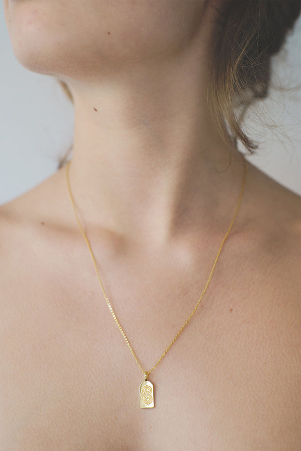 OmamoderI Goldplattierte Halskette