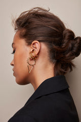 Dune Earrings Gold Plated
