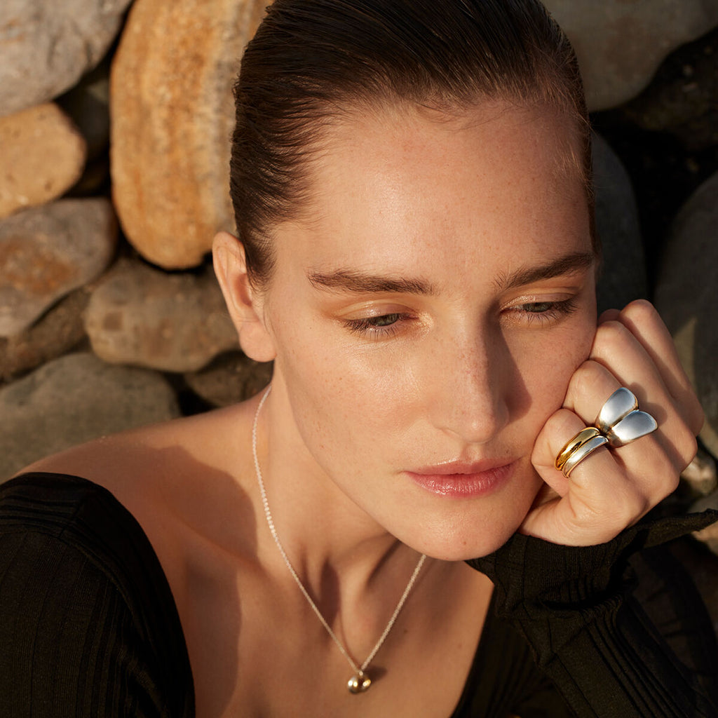 Curve 20,5 mm. Sølv Ring