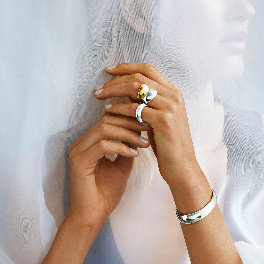 Curve 5,8 mm. Silver Ring