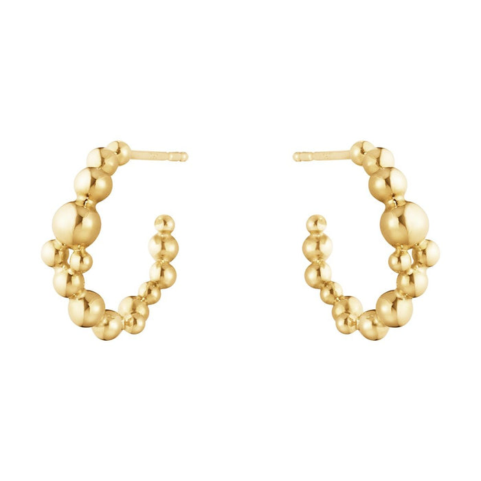 Moonlight Grapes 18K Gold Hoops