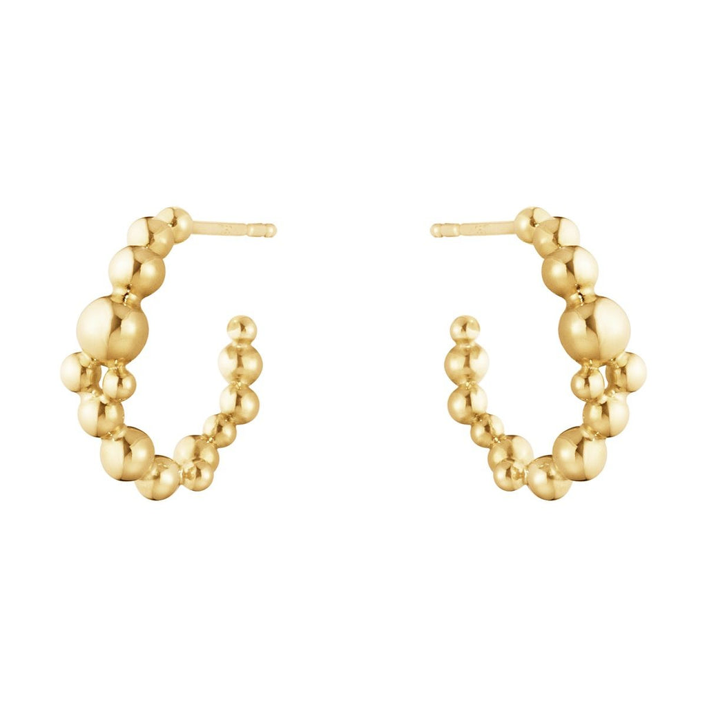 Moonlight Grapes 18K Gold Hoops