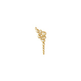 Moonlight Grapes 18K Gold Earring w. Diamond 0.11 ct
