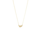 Moonlight Grapes 18K Gold Necklace w. Diamond