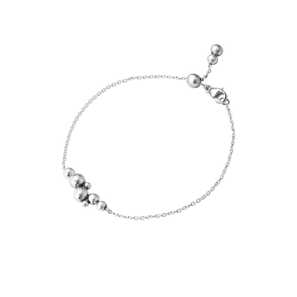 Moonlight Grapes Adjustable Silver Bracelet