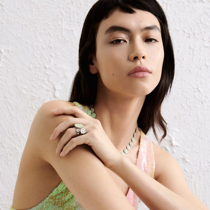 Daisy x Stine Goya Lille Sølv Halskæde