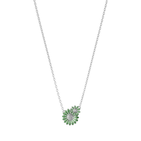 Daisy x Stine Goya Green Silver Necklace