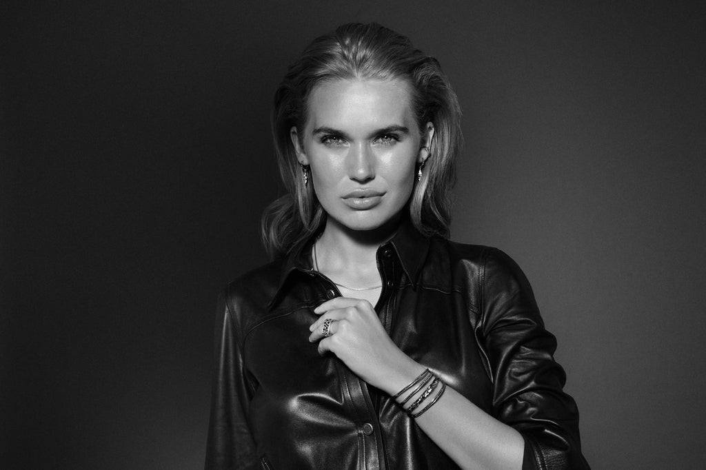 Ellera Silver Necklace w. White Zirconias