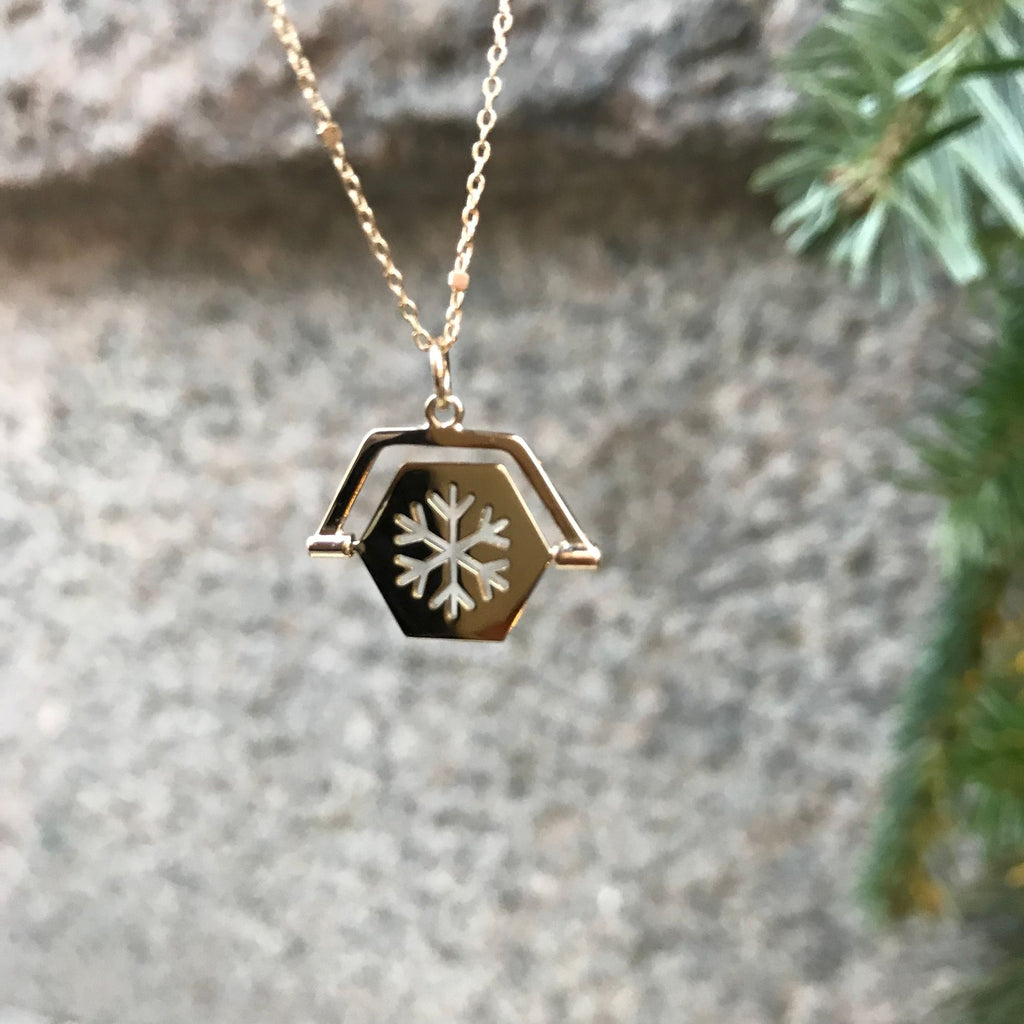 Mælkebøtte 14K Guld Halskæde