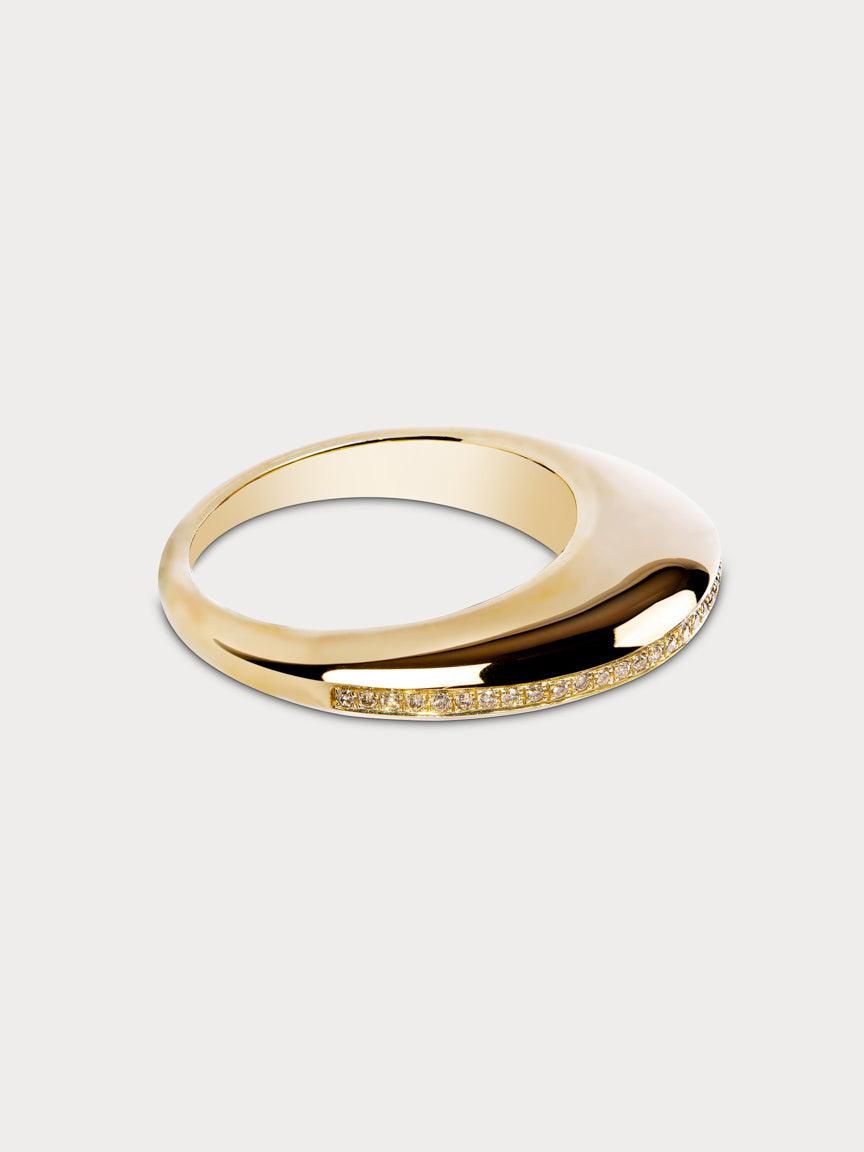 Gold Linings Ring (Made to Order)