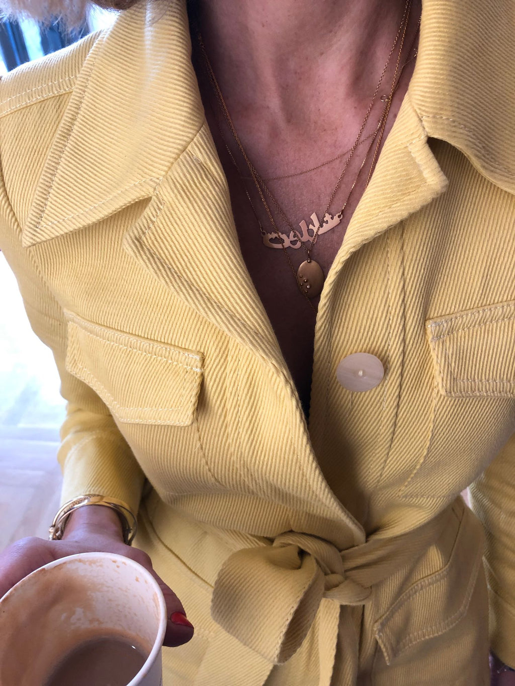 Delphis 18K Guld Halskæde m. Diamant