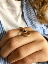 Nature 18K Gold & Rosegold Ring