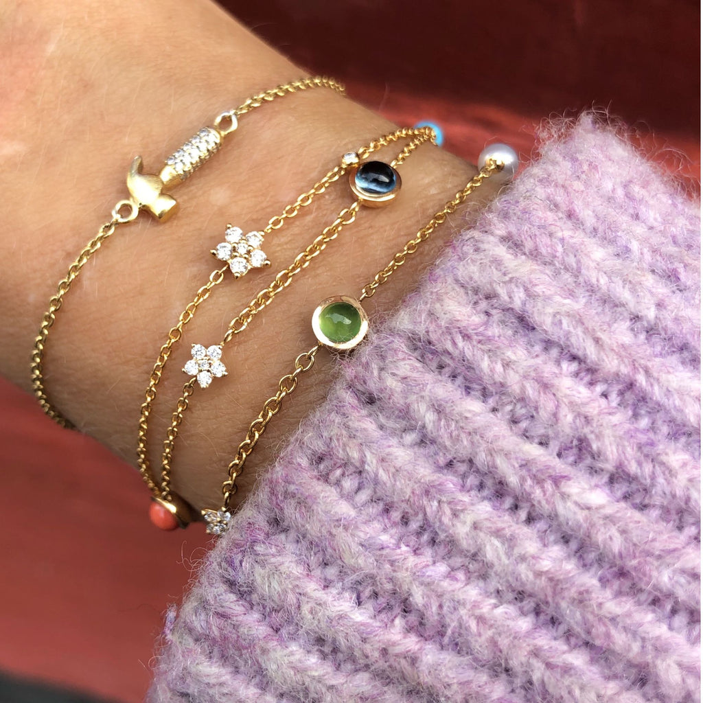 Shooting Stars One Armband 18K vergoldet I Diamanten