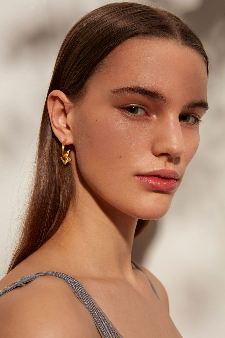 Healing Gold Plated Hoops