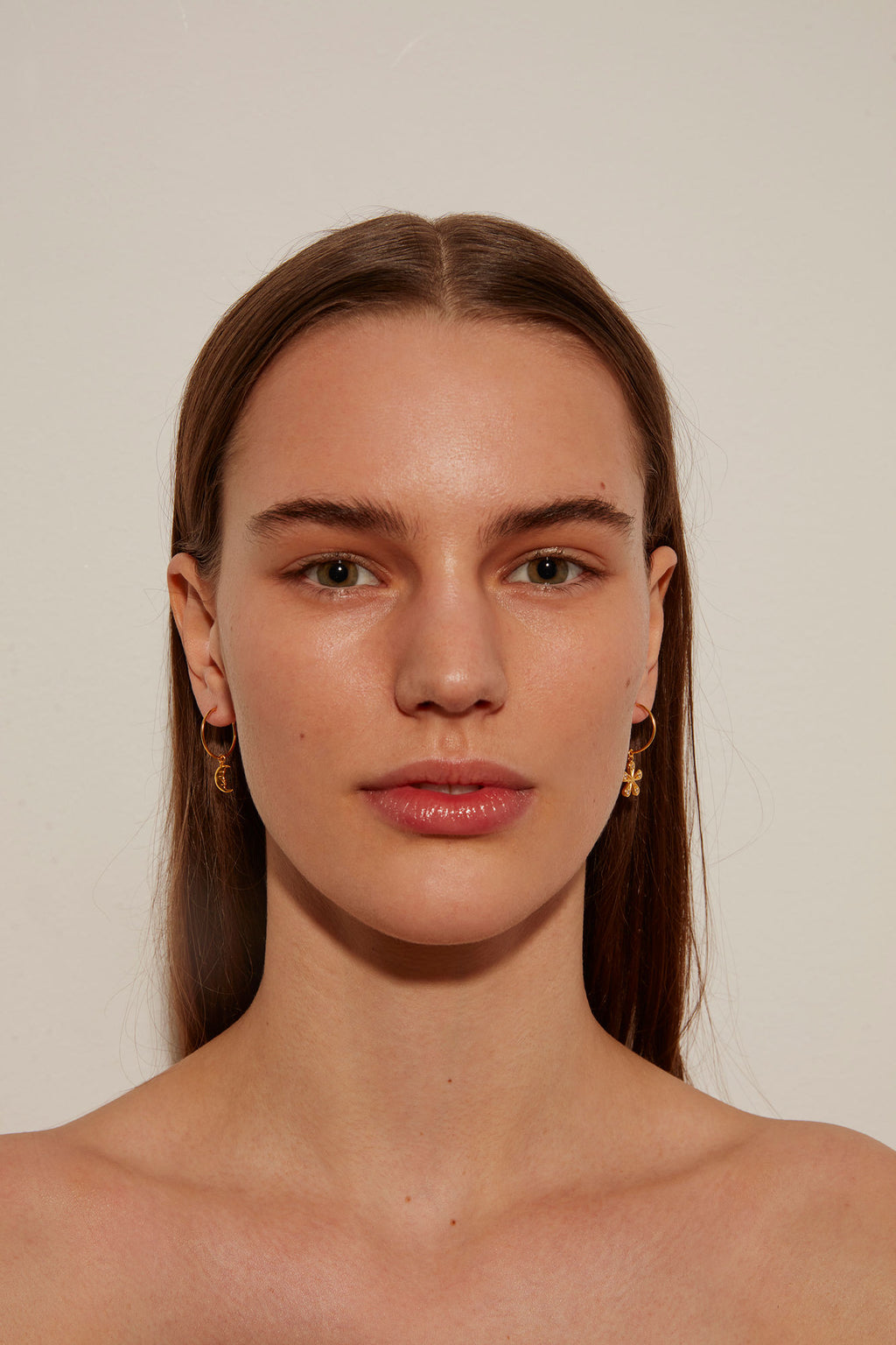 Moonlight Gold Plated Hoops