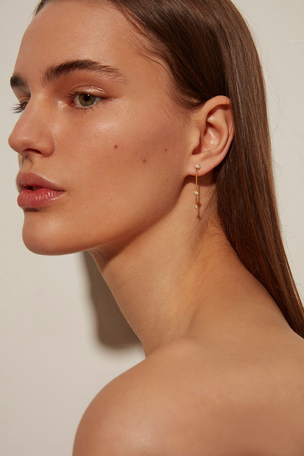 Shooting Star Gold Plated Earring