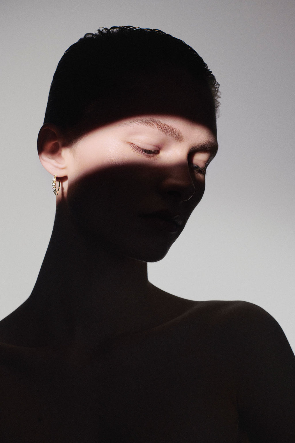 Stellar große Hoops aus 18K Gold I Diamanten