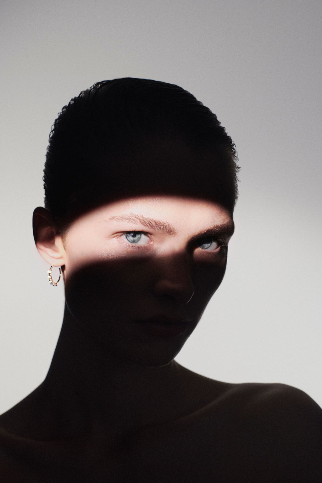 Stellar große Hoops aus 18K Gold I Diamanten