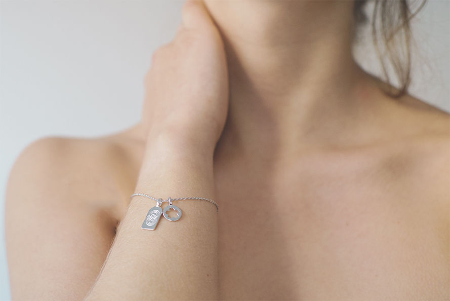 Omamori Sakura Sølv Armbånd