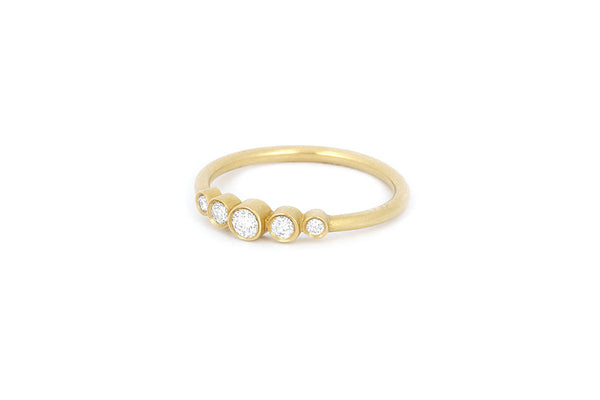 Stella 18K Guld Ring m. Diamant