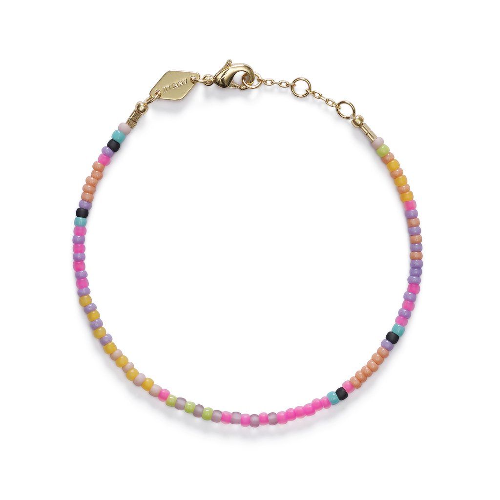 Anni Lu Monte Carlo Gold Plated Bracelet w. Mixed coloured Beads – The ...