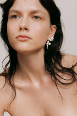 Leah 01 9K Gold Earrings w. Pearls