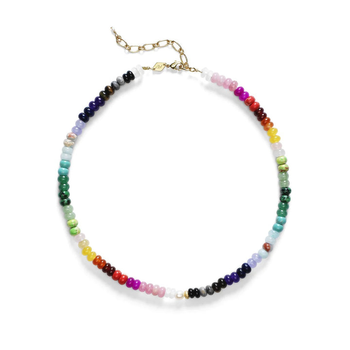 Iris Halskette I Vergoldet I Schmuckperlen