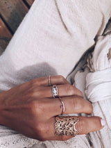 Cecilia Lace 18K Guld, Hvidguld eller Rosaguld Ring