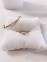 Edith 18K Guld, Hvidguld eller Rosaguld Ring m. Diamanter