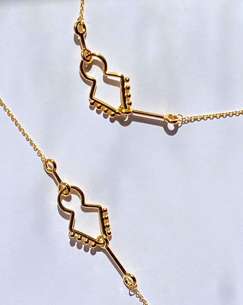 Rimal Necklace Gold Plated