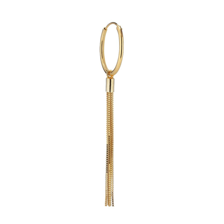 Tassel 18K Gold Plated Hoop