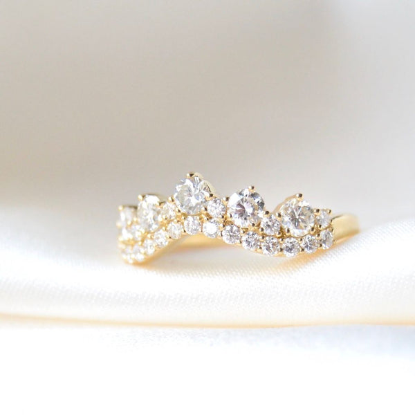 Josephine 14K Guld Ring m. Diamanter