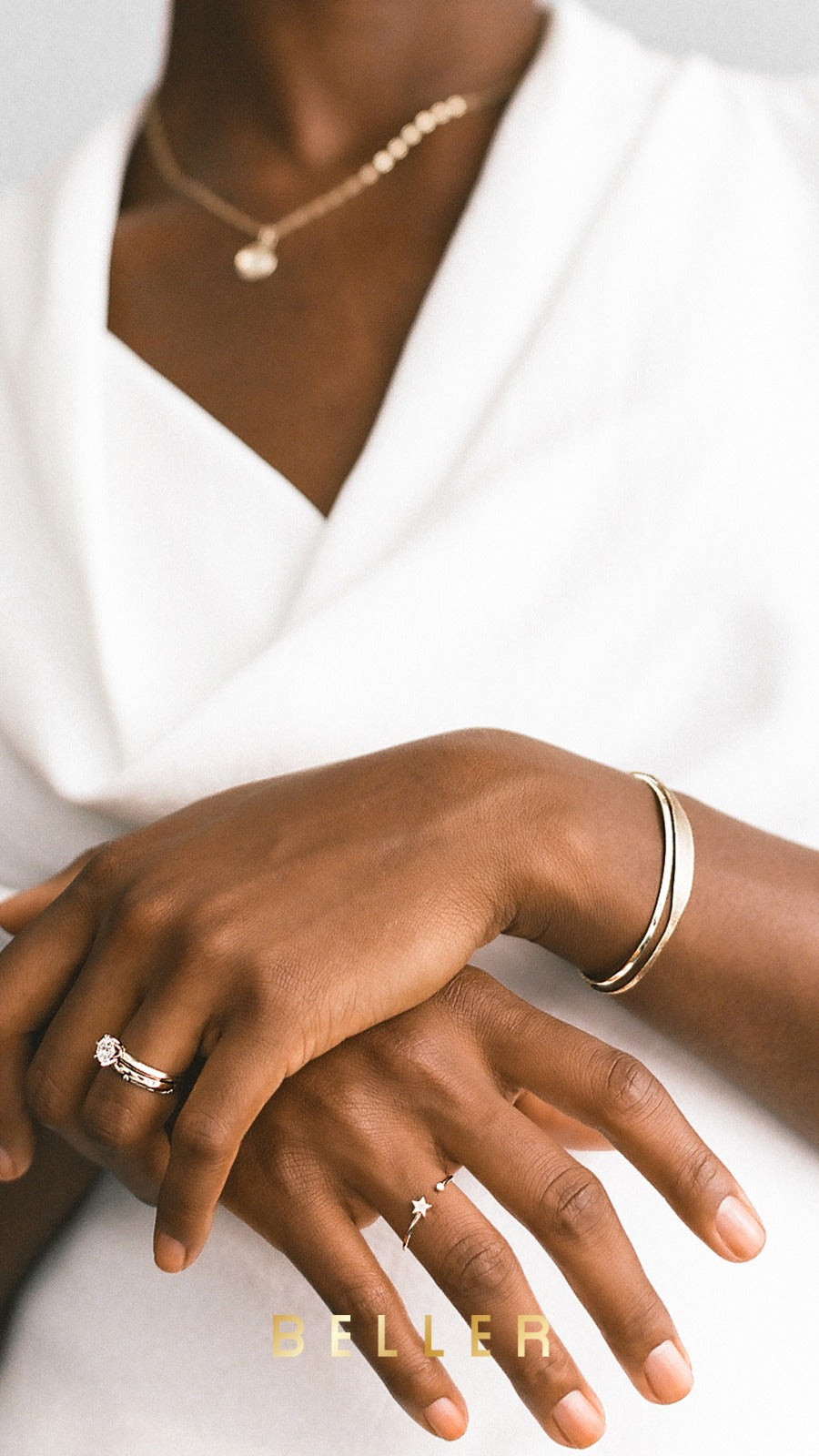 Promise N°5 18K White Gold Ring w. Diamond