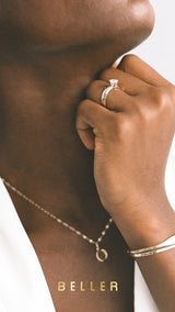 Promise N°4 18K White Gold Ring w. Diamond