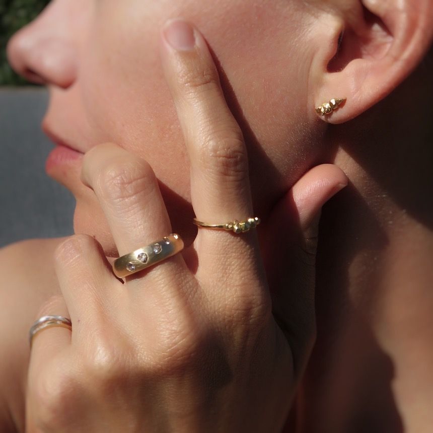 Hidden Gems Ring Gold