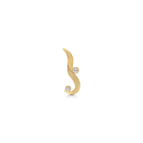 The Darning Needle Gold Plated Earring