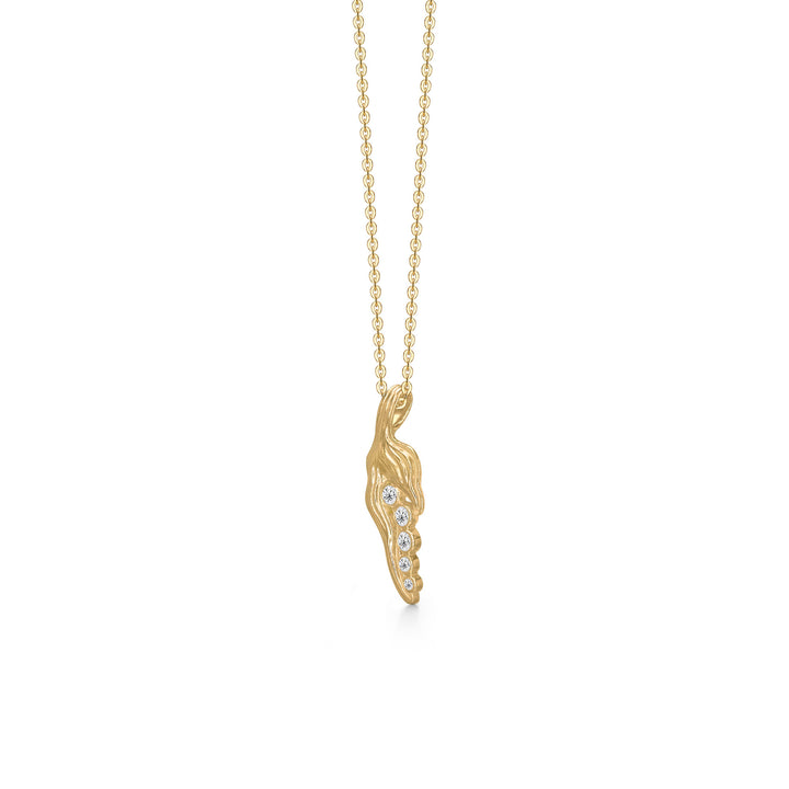 Five Peas In A Pod Gold Plated Necklace