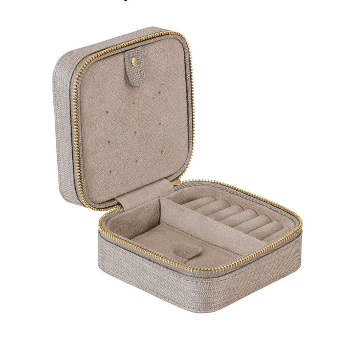 Raw Seidene Schmuckbox Beige