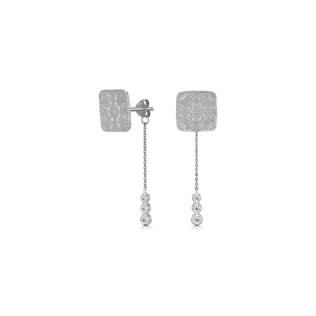 The Wild Swans Silver Earrings