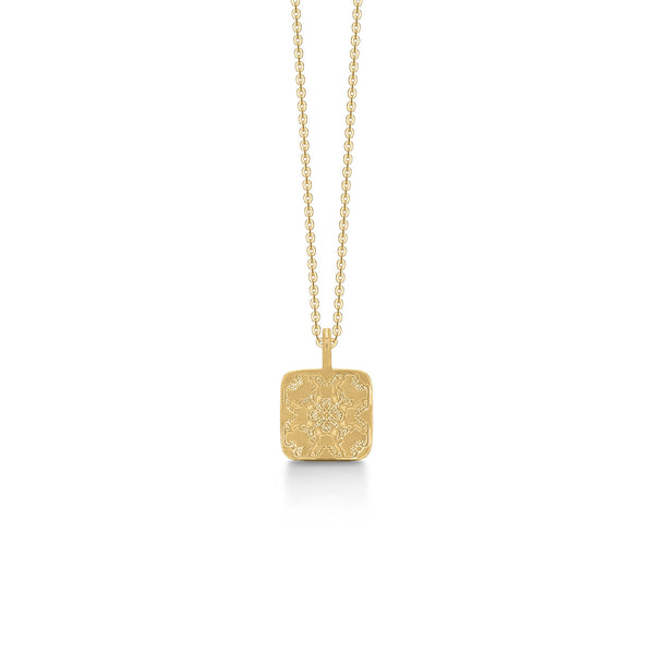 The Tinder Box Necklace Gold Plated