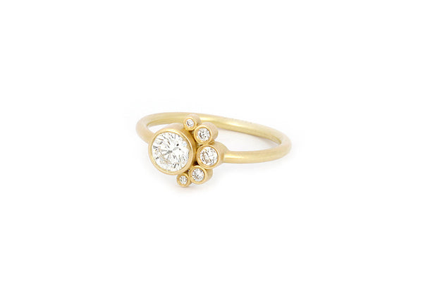 Belle de Jour 18K Guld Ring m. Diamant