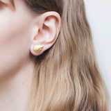 Birth Of Venus Gold Plated Earrings