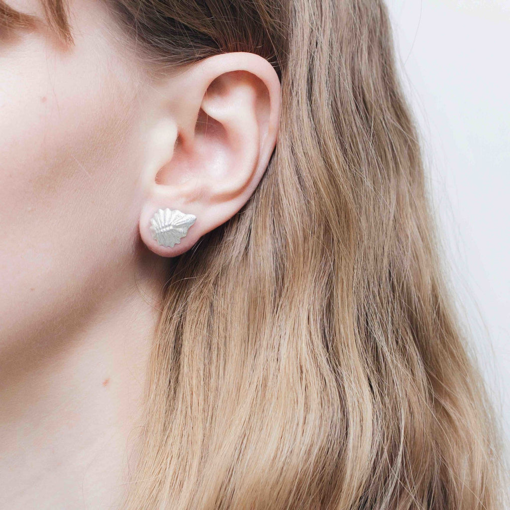 Birth Of Venus Silver Earrings