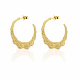 Creation Gold Plated Hoops