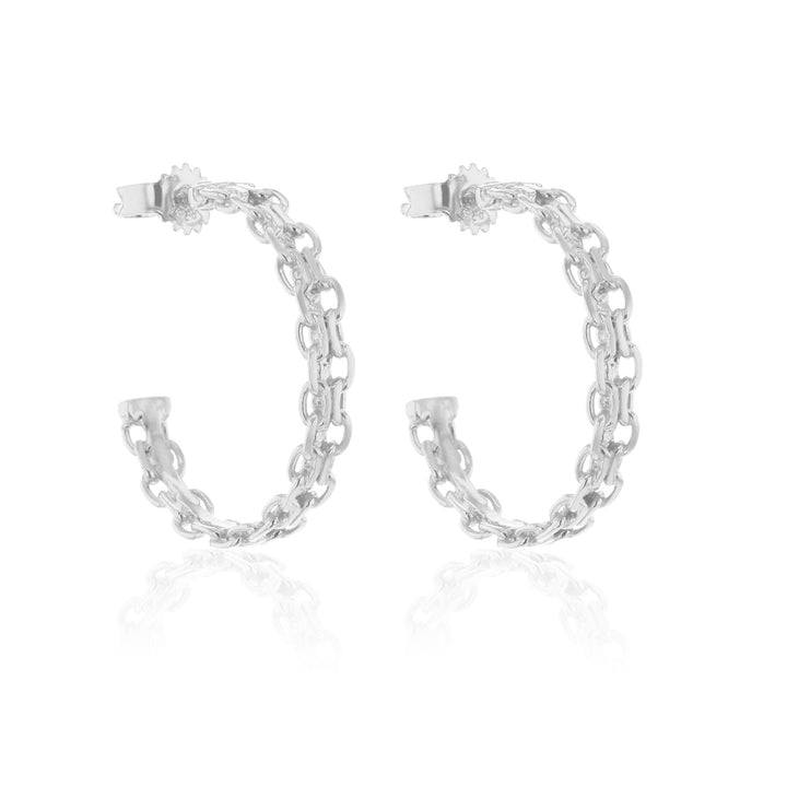 Deciduous silberne Hoops